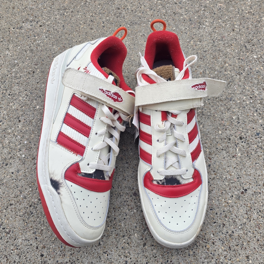 Adidas Forum Low "Home Alone" sneakers, Men Size 13.5